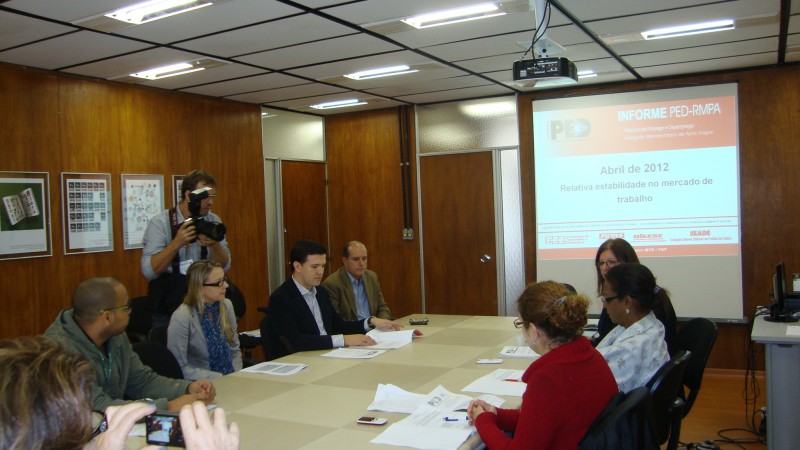 A coletiva à imprensa foi realizada na STDS.