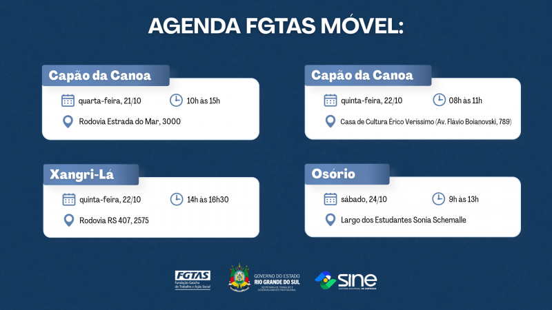Agenda FGTAS M&oacute;vel